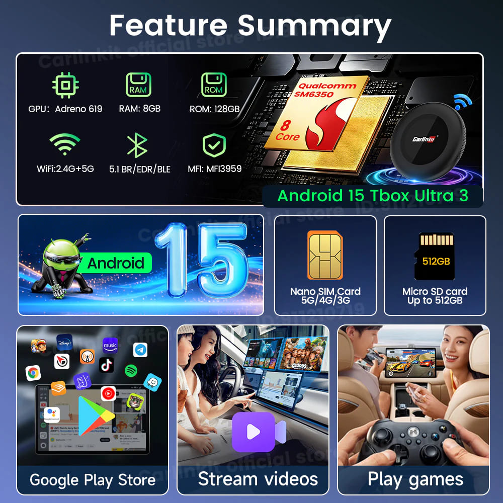 CarLink Ultra™ AI Box Pro
